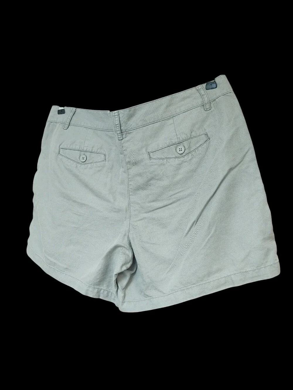 LOFT Light Gray Women's Linen Blend Shorts Size 10